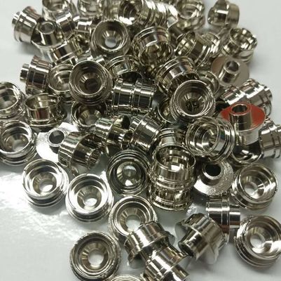 أجزاء تحول CNC دقيقة من النحاس مطلية بالذهب والفضة والنيكل وأكسدة القصدير والذهب