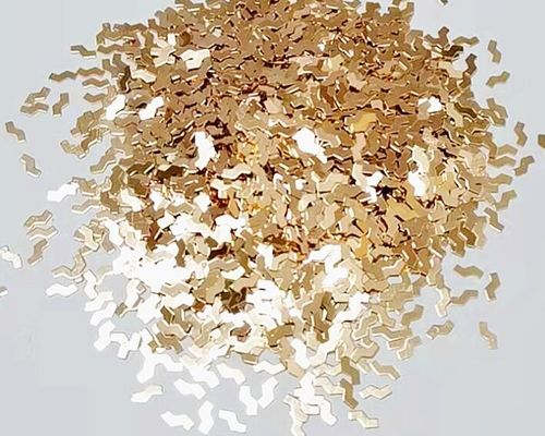 شظايا النحاس شظايا الحديد الطلاء الكهربائي بالقطع برميل طلاء الذهب / طلاء الكروم